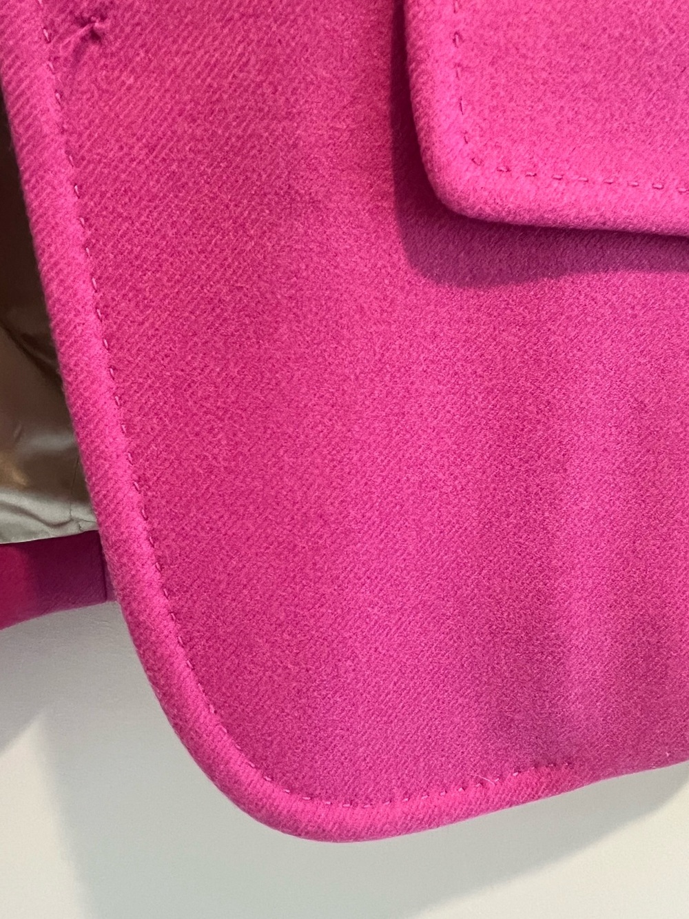 J. Crew Women's Hot Pink Tailored Wool Blazer- size 2 - Picture 4 of 9